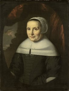 Porträt von Aeltje Denijs (geboren 1598/99) von Nicolaes Maes (copy after)
