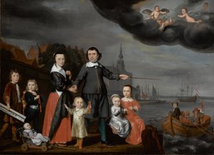 Kapitän Job Jansse Cuijter und seine Familie, 1659