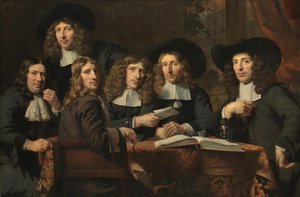 Die Vorsteher der Amsterdamer Chirurgengilde von Nicolaes Maes