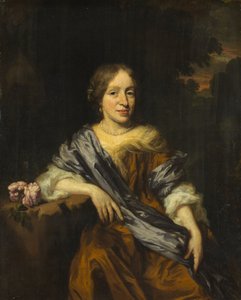Porträt von Catharina Pottey von Nicolaes Maes