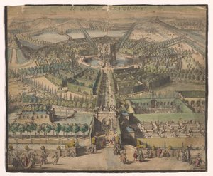 Ansicht des Parks von Enghien von Nicolaes Visscher (I)