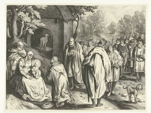 Anbetung der Könige von Nicolaes de Bruyn