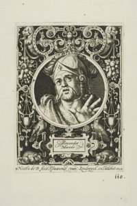 Alexander der Große, Tafel zwei aus Die Neun Helden
