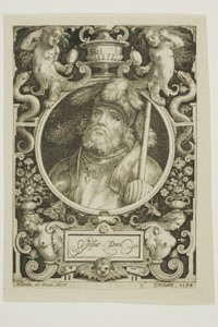 Joshua, Platte vier aus Die Neun Helden von Nicolaes de Bruyn