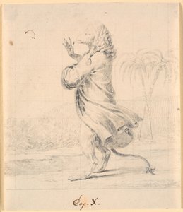 Affenpräsident in Martinia von Nicolai Abildgaard