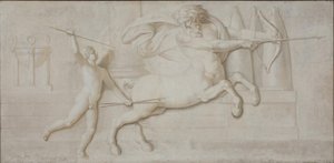 Achilles und der Zentaur Cheiron von Nicolai Abildgaard