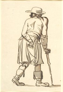 Ein Bauer von hinten gesehen von Nicolai Abildgaard