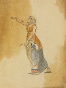 Eine Mutter und ihre kleine Tochter von Nicolai Abildgaard