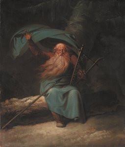 Ossian singt sein Schwanenlied von Nicolai Abildgaard