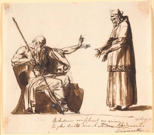 Richelieu vor Rhadamanthos von Nicolai Abildgaard