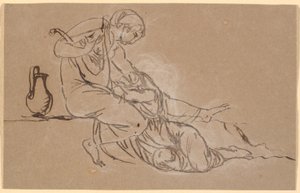 Sappho und Mytilenerin von Nicolai Abildgaard