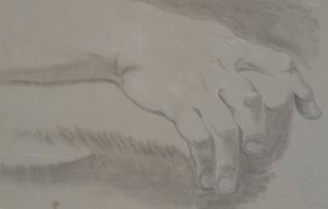 Studie einer Hand von Nicolai Abildgaard