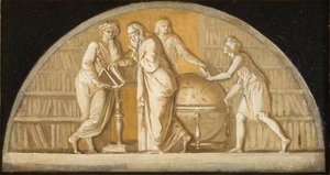Die Gründung der Königlichen Bibliothek von Nicolai Abildgaard