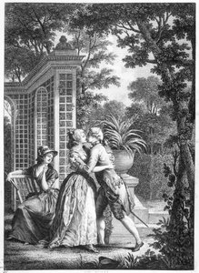 Der erste Kuss der Liebe, Illustration aus 