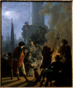 Ein revolutionäres Biwak im Jahr 1789