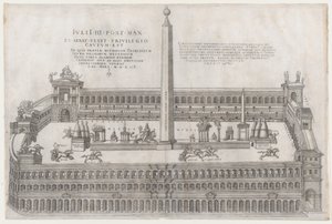 Speculum Romanae Magnificentiae: Circus Flaminius von Nicolas Beatrizet