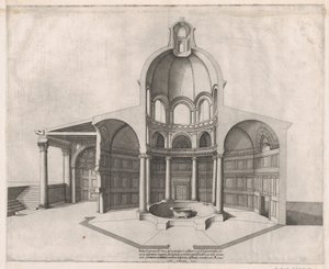 Speculum Romanae Magnificentiae: Innenraum des Lateran, 16. Jahrhundert