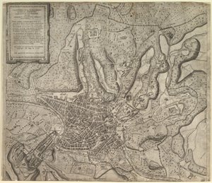 Speculum Romanae Magnificentiae: Blick auf Rom von Westen (1557)