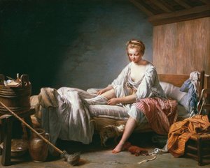 Le Lever de Fanchon (Fanchon erhebt sich am Morgen) von Nicolas Bernard Lepicie