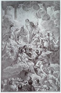 Frontispiz der Enzyklopädie von Denis Diderot (1713-1784) und Jean le Rond d