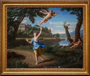 Psyche von Amor verlassen, ca. 1699 von Nicolas Colombel