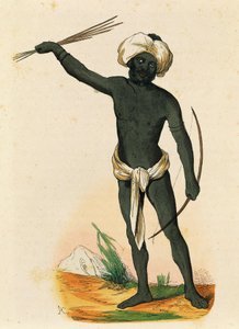 Aborigine von der Insel Vatou-Lele (Fidschi-Inseln)