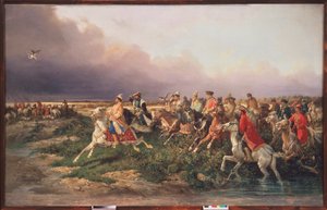 Die Falknerei des Zaren Alexei I. (genannt der sehr Friedliche) von Nicolas Gregorovitch Svertschkoff