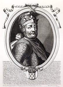 Philipp II. August (1165-1223), König von Frankreich, aus 