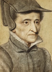 Porträtkopf einer alten Frau von Nicolas Lagneau or Lanneau
