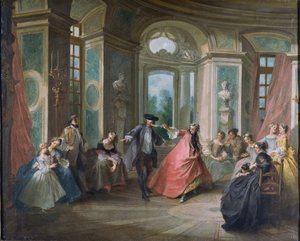 Blinde Kuh von Nicolas Lancret