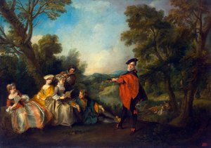 Konzert im Park, 1720-1743