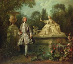 Porträt des Schauspielers Grandval, ca. 1742 von Nicolas Lancret