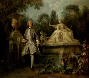 Porträt des Schauspielers Grandval, ca. 1742 von Nicolas Lancret