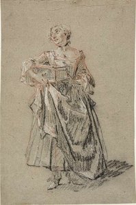 Studie einer Frau