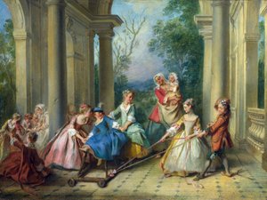 Die vier Lebensalter des Menschen: Kindheit von Nicolas Lancret
