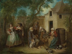Die vier Lebensalter des Menschen: Alter, ca. 1735