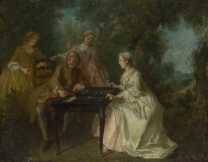 Die vier Tageszeiten: Nachmittag, ca. 1740 von Nicolas Lancret