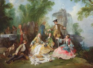 Das Jagdgesellschaftsmahl, ca. 1737