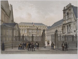 Palais des Beaux-Arts, Paris, Illustration aus 