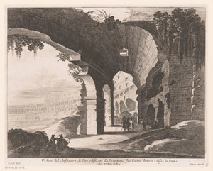 Ansicht des Innenraums des Kolosseums von Nicolas Perelle