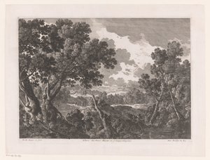 Landschaft mit Bäumen