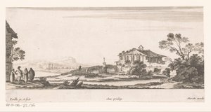 Landschaft mit Kapelle von Nicolas Perelle