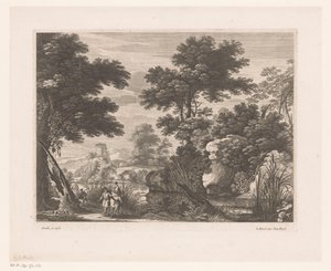 Flusslandschaft mit Flucht nach Ägypten