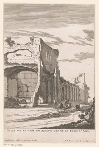 Ruine eines Aquädukts in Rom
