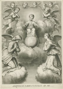 Christuskind als Salvator Mundi von Nicolas Pitau (I)