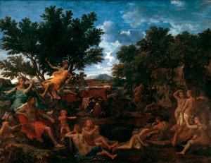 Apollo, Liebhaber von Daphne, um 1664 von Nicolas Poussin