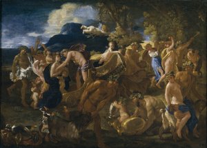 Bacchanal, 1625-1626 von Nicolas Poussin