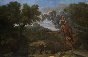 Blinder Orion auf der Suche nach der aufgehenden Sonne, 1658 von Nicolas Poussin