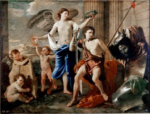 Davids Triumph von Nicolas Poussin