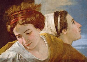 Detail der Anbetung des Goldenen Kalbs, vor 1634
